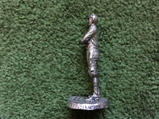 VINTAGE ROGERS HORNSBY THE RAJAH BASEBALL PEWTER FIGURINE MADE IN USA 4