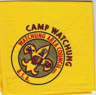 Boy Scout Camp Watchung Ylw N/c Watchung A.  C.  Nj