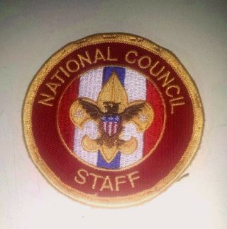 Bsa National Council Staff Position Patch Badge
