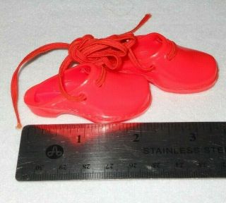 Vintage Ideal Crissy Kerry Brandi Tressy Doll Orange Clogs Shoes 18 