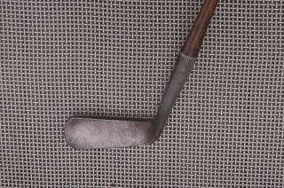 Antique Vintage Hickory Shaft Early Mcewan Smooth Face Putter