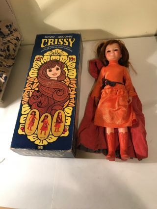 Vintage Ideal Crissy Doll With Growing Hair 1971,  Box