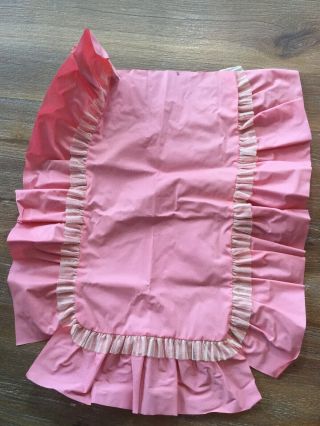 Vintage Suzy Goose Barbie Bed - Pink Ruffle Bed Spread Cover