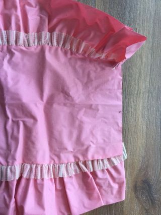 Vintage Suzy Goose Barbie Bed - Pink Ruffle Bed Spread Cover 4