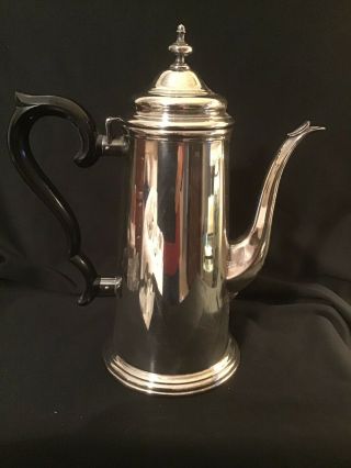 Webster Wilcox Silverplated International Tea / Coffee Pot 11 3/8” Tall 2
