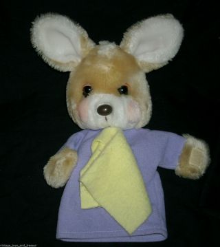 12 " Vintage 1989 Beddy Bye Bunny Rabbit Applause Stuffed Animal Plush Toy Puppet