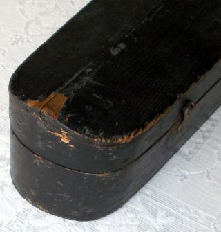 Antique 19th Century Wood Coffin Style Violin Case Full Size (4/4) 5