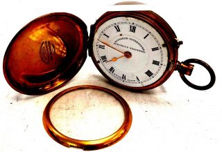 Antique/ Vintage Servus Gold Tone Mechanical Pocket Watch (spares,  Repairs) - S10