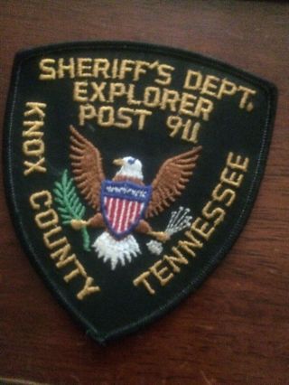 Tennessee Police - Knox Sheriff Explorer Post 911 - Tn Police Patch