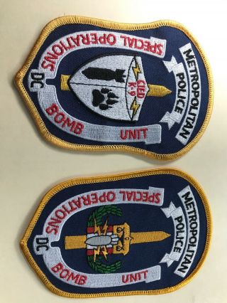 District Of Columbia Police Patch Set