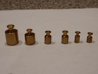 Vintage " Henry Troemner " Apothecary Weights (assorted Sizes)