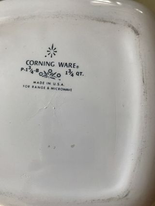Vintage Corning Ware Casserole Dishes With Lids Floral Boutique Pattern Antique 5