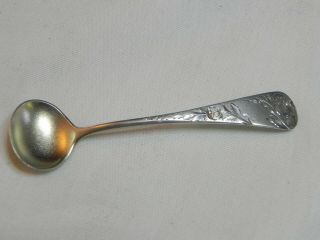 Vintage Sterling Silver Salt Spoon Maker 