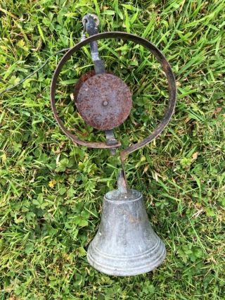 Vintage Antique Servants Bell Brass Bronze