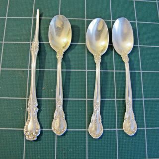Vintage Sterling Silver Jam Spoons And Pick 36g