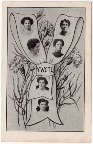 Postcard Y.  W.  C.  T.  U.  Young Women 