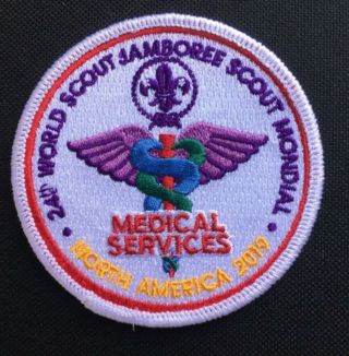 2019 24th World Scout Jamboree Medical Services Ist Patch B