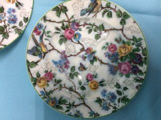 Vintage Royal Tudor Ware Lorna Doone bluebirds cakeplate & 5 dessert plates 4