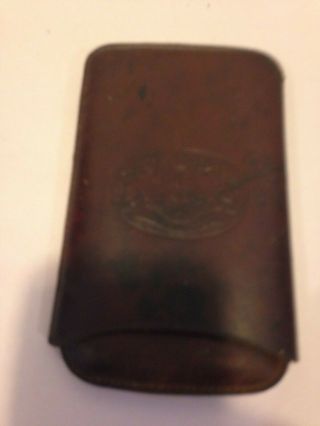 Antique Leather Cigar Pouch - Very Old