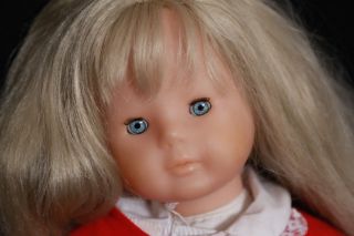 Corolle 22” Large Vintage Blonde Baby Toddler Doll 1984 Sleep Eyes