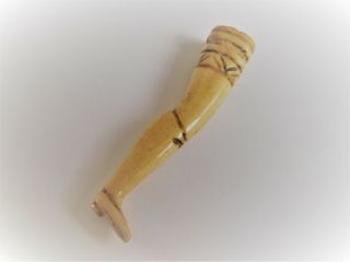 Antique Carved Smoking Pipe Tamper - Ref2