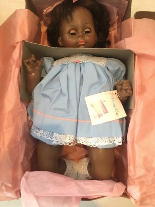1974 Madame Alexander African American Pussy Cat Doll Never Displayed 18 " Mib