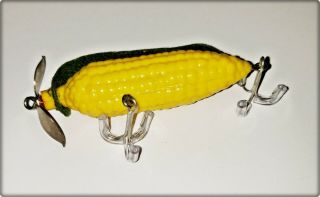 Unknown Maker Vintage Ear Of Corn Novelty Fishing Lure c.  1950s - 60s 3