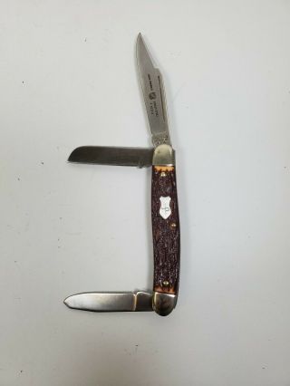 John Primble 3 Blade Pocket Knife Usa 5731 - S