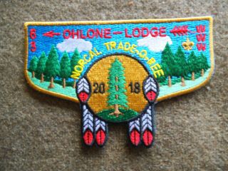 Order Of The Arrow Oa Ohlone Lodge 63 2018 Norcal Trade - O - Ree Flap