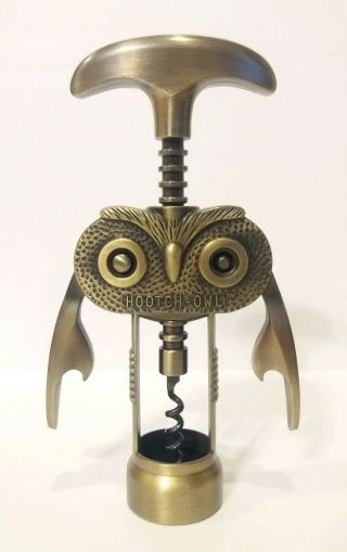 Hootch Owl Corkscrew Bottle Opener Antiqued Brushed Brass Saks Fifth Avenue