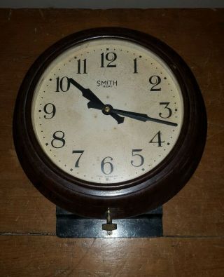 Vintage Smith 8 Day Wall Clock