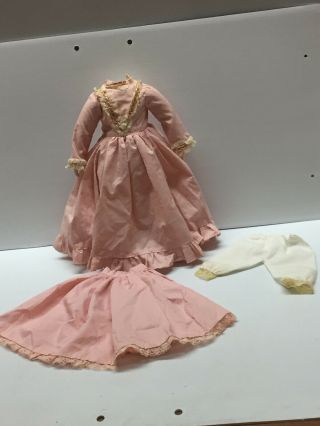 Vintage/antique Doll Clothes German - French Style Doll Dress,  Outfit For 22 " Doll