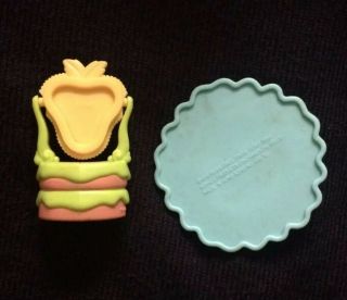 Strawberry Shortcake Deluxe Miniatures Apricot’s Mirror And Floor Only 3