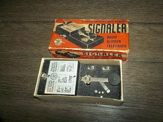 Vtg Fleron No.  1095 Official Boy Scout Signaler - Blinker/telegraph - Morse Code