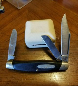 Vintage Pre 1986 Buck Usa 301 Stockman 3 Blade Folding Pocket Knife