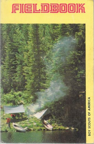 1982 Fieldbook Vintage Boy Scouts Of America Bsa Book