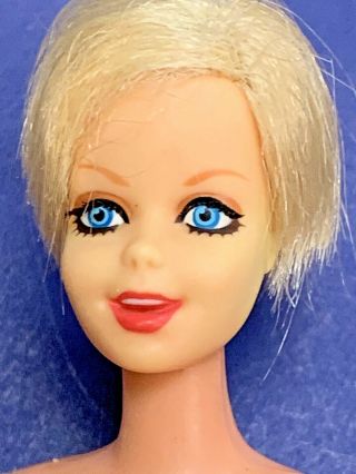 Vintage Barbie Francie Bff Twiggy Doll 1967 1185 W Dress Bargain Mod