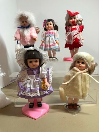 Set Of 5 Vintage Ginny Doll 80 