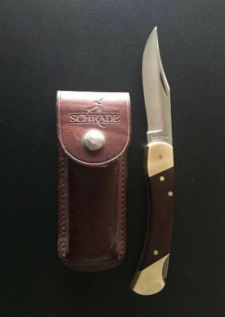 Vintage Schrade Knife/ Schrade,  Uncle Henry Lb7 Bear Paw Folding Knife/ Usa Made