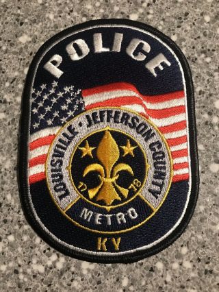 Louisville Kentucky Jefferson County Police Patch