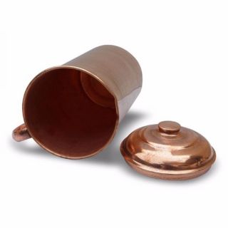 Copper Water Pot Jug storage Bottle Ayurveda Health Benefit copper vessel 1.  5L 2