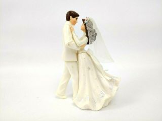 Vintage Wedding Bride & Groom Cake Topper Figurine 3