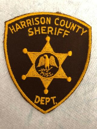 Very Old Harrison County Mississippi Sheriff 