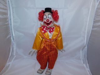 Porcelain Vintage Clown Doll