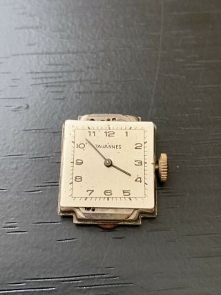 Vintage 10K Gold Filled GF Tavannes Watch 17J 5