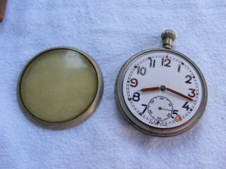 Vintage/antique Military Gstp 120357 Pocket Watch - Non Runner - Spares/repairs Etc