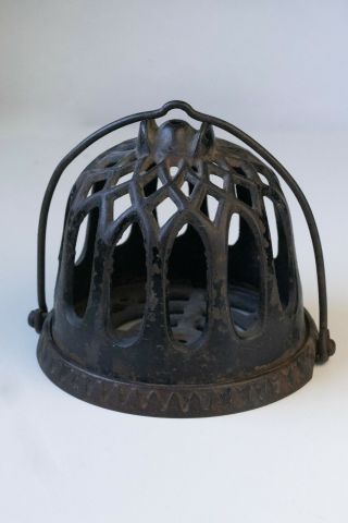 Antique Cast Iron Bee Hive Style String/twine Holder Dispenser
