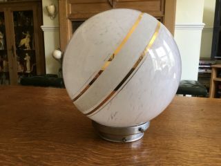 Very Large Art Deco Glass Lamp Globe