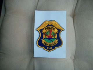 City Of Eau Gallie Florida Police Patch Defunct Merged With Melbourne 1969