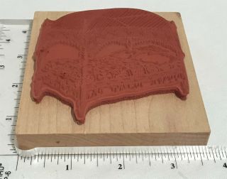 PSX CANOPY Bed Quilt Antique Furniture Victorian K - 1706 Rubber Stamp 2